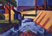 Oscar Bluemner Evening Tones oil painting artist